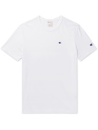 Champion - Logo-Embroidered Cotton-Jersey T-Shirt - White