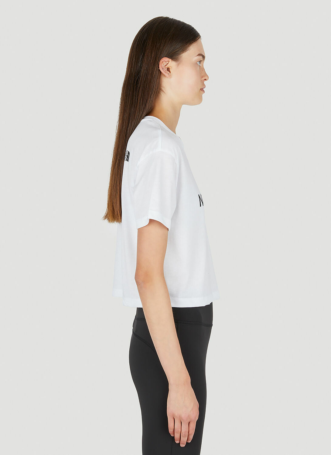 The North Face Logo Print Cropped T-Shirt