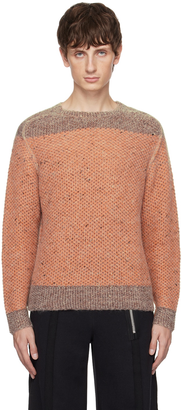 Photo: Eckhaus Latta Orange Garden Sweater