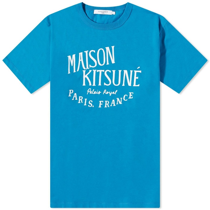 Photo: Maison Kitsuné Men's Palais Royal Classic T-Shirt in Sapphire
