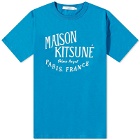 Maison Kitsuné Men's Palais Royal Classic T-Shirt in Sapphire