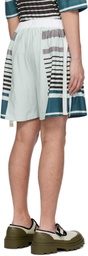 Craig Green Blue Wave Shorts
