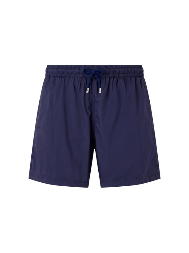 Photo: FEDELI - Madeira Airstop Straight-Leg Swim Shorts - Blue