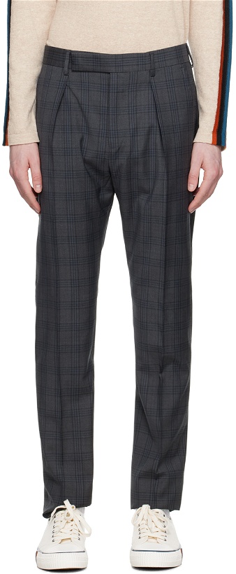 Photo: Paul Smith Gray Check Trousers