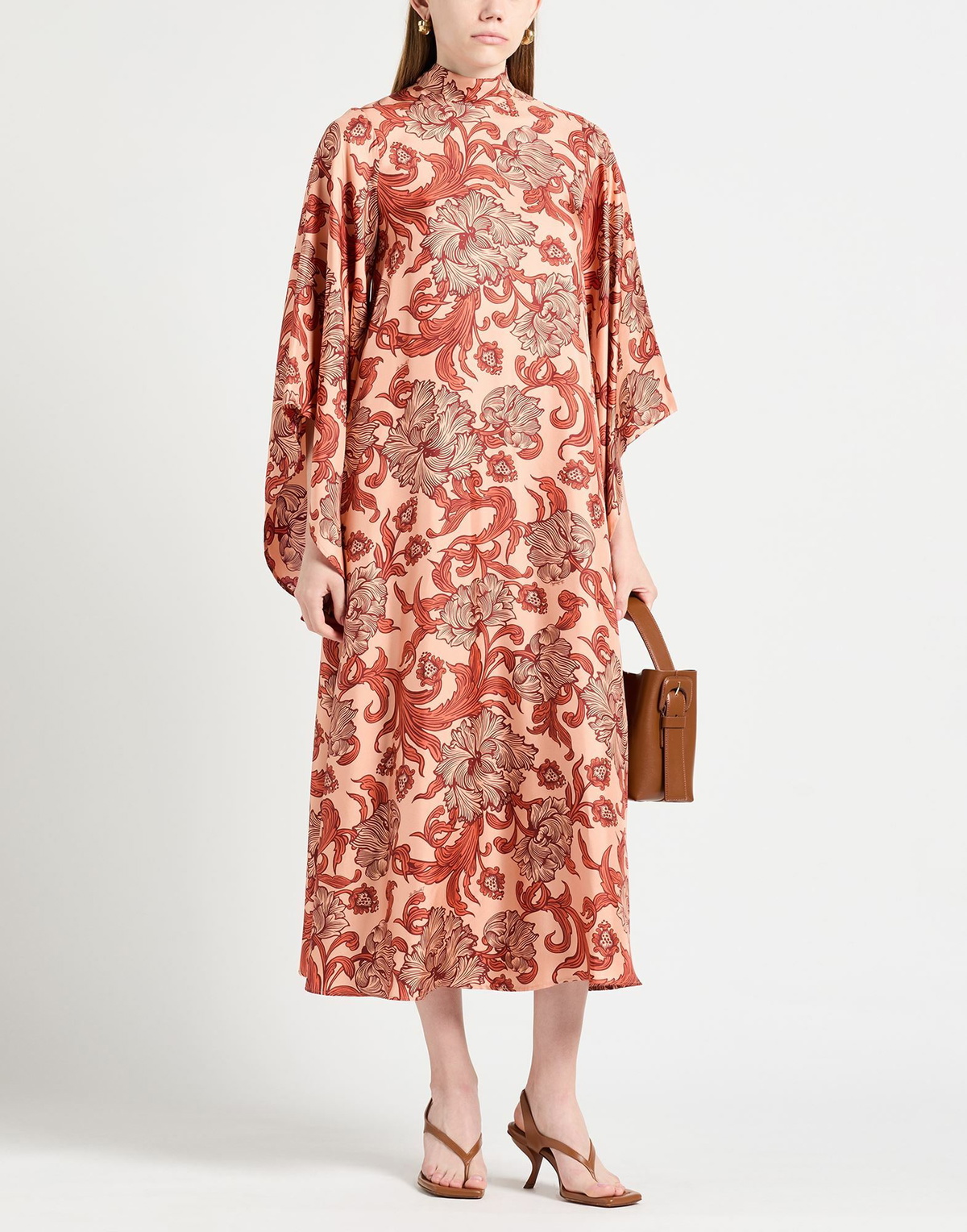 La Doublej Womens Midi dress Apricot