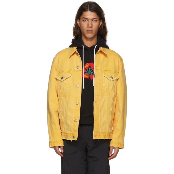 Photo: Adaptation Yellow Oversized Denim Jacket 