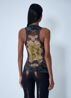 Jean Paul Gaultier Médaillon Mesh Tank Top