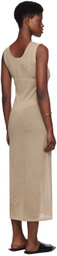 Lauren Manoogian Beige Tank Maxi Dress