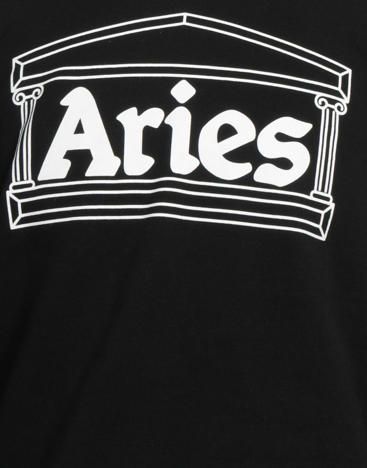 Aries Mens Sweatshirt in Black