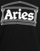 Aries Mens Sweatshirt in Black