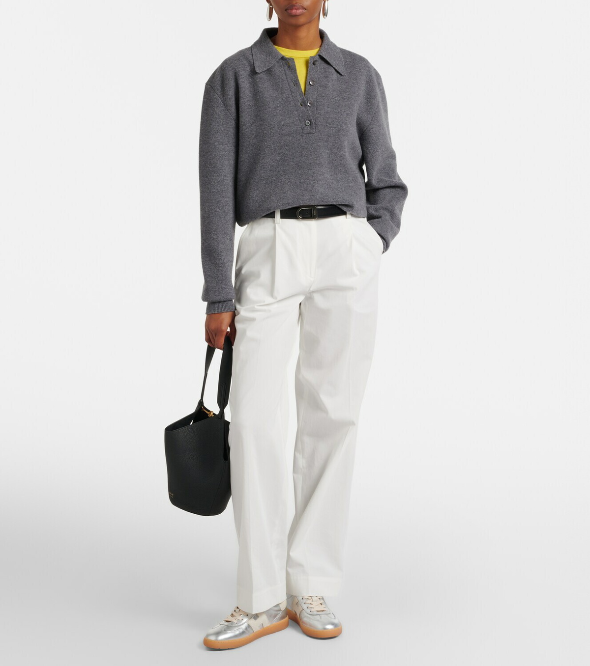 Hogan Cool metallic leather sneakers
