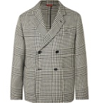 Barena - Unstructured Double-Breasted Prince of Wales Checked Wool-Blend Blazer - Multi