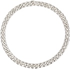Maison Margiela Silver Curb Necklace