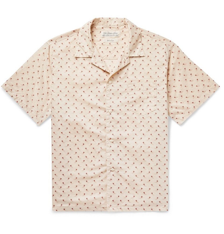 Photo: Remi Relief - Camp-Collar Paisley-Trimmed Cotton Shirt - Beige