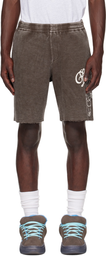 Photo: Dime Brown Waffle Fighter Shorts