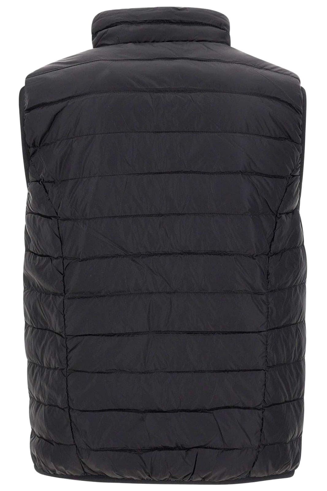 EA7 Logo Printed Quilted Padded Gilet
