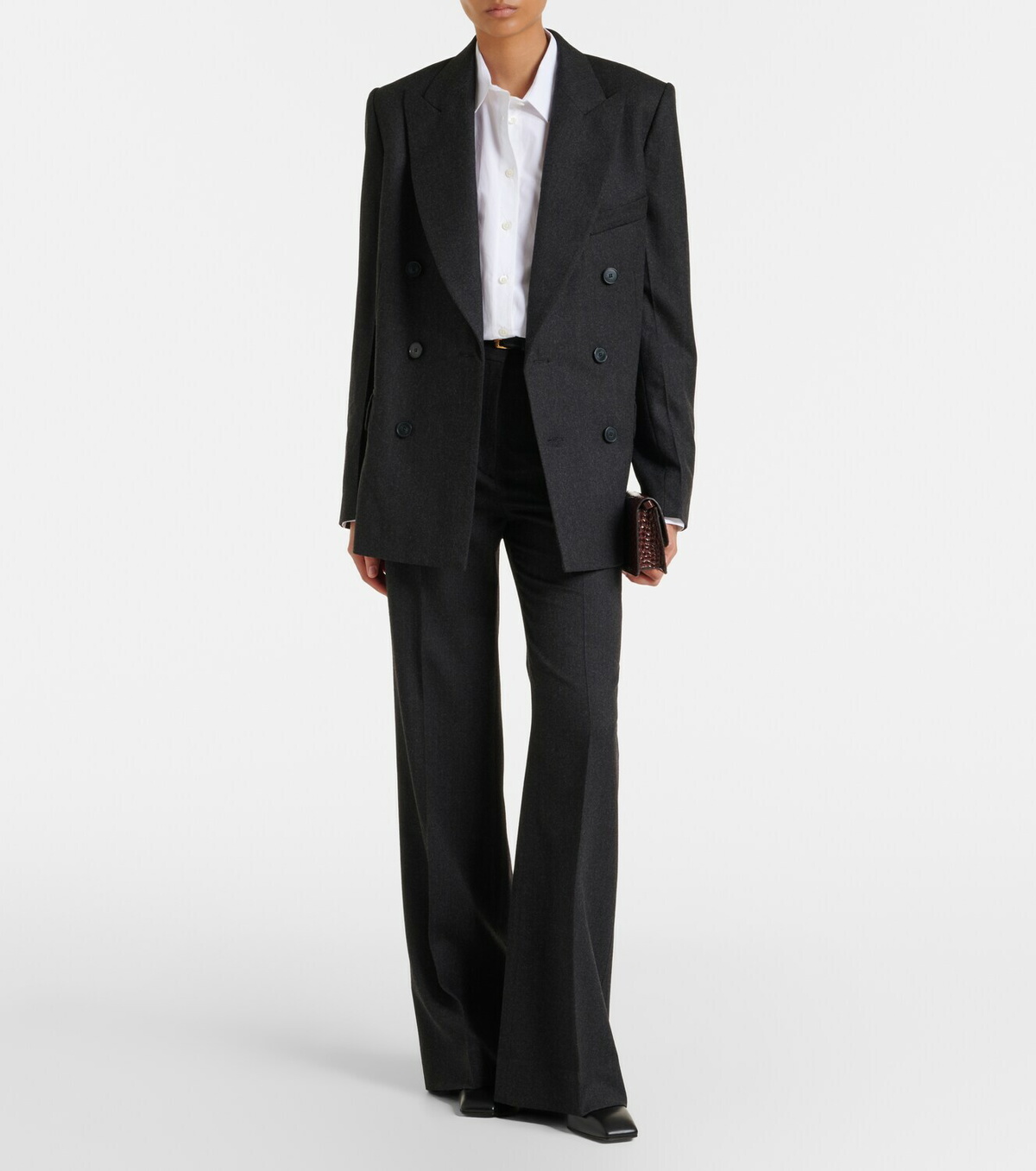 Victoria Beckham Alina virgin wool flared pants