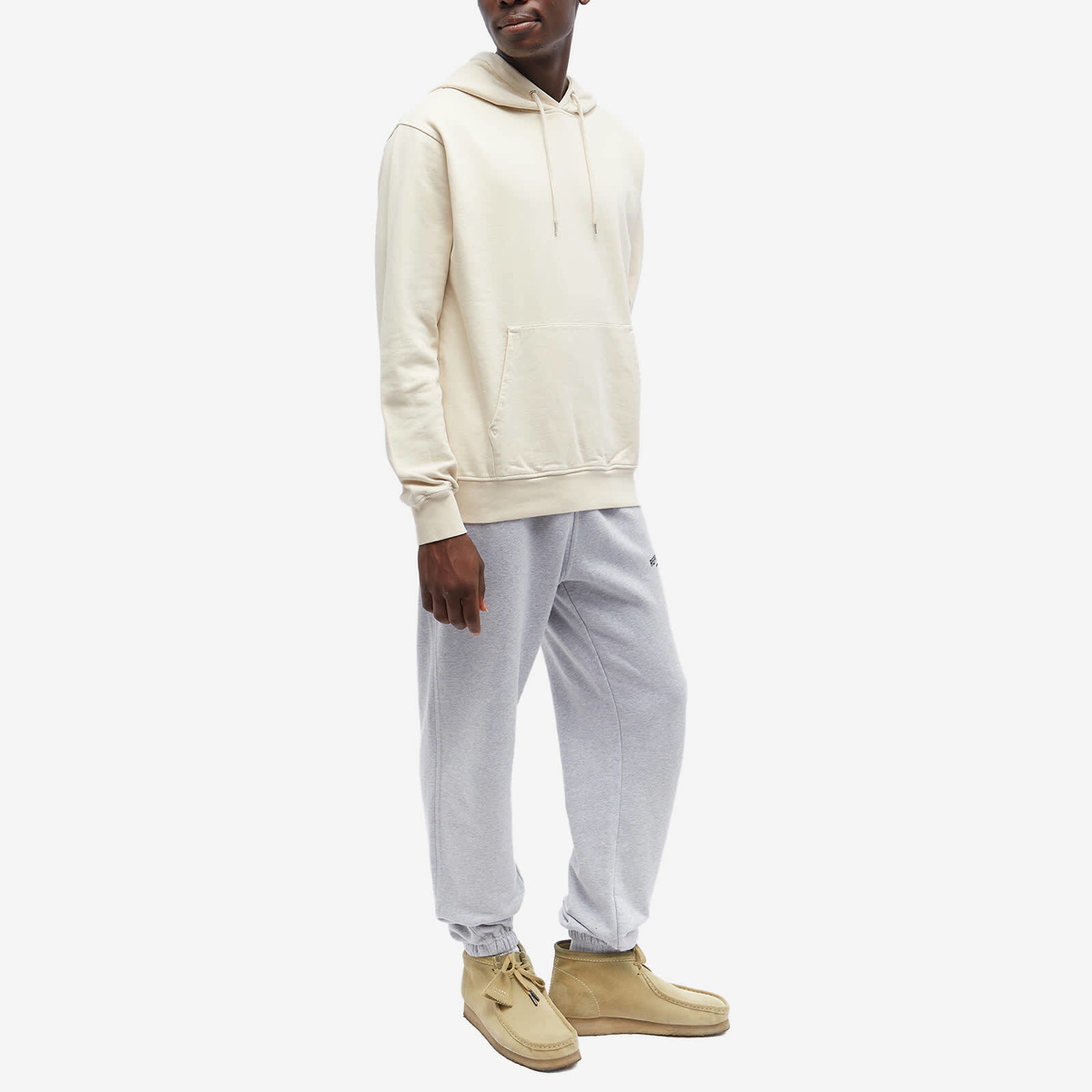 Colorful Standard Men's Classic Organic Popover Hoodie in Ivory White