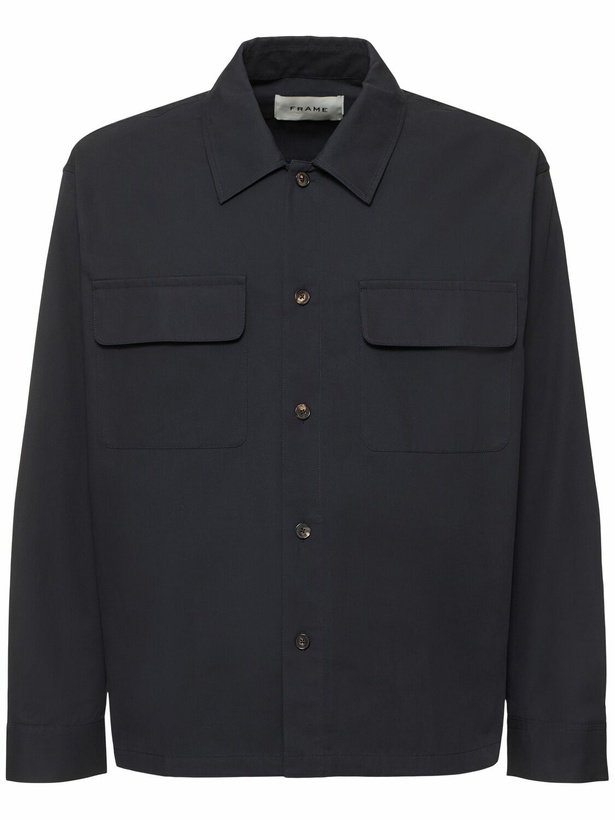 Photo: FRAME Double Pocket Overshirt