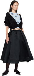 SHUSHU/TONG Black Sequins Cardigan