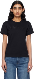 Helmut Lang Black Slim Logo T-shirt