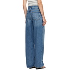 AGOLDE Blue Low Slung Baggy Jeans