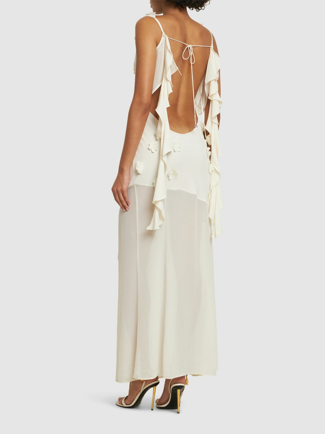 rotate maxi dress Rotate Beaded Strapless Maxi Dress by Rotate