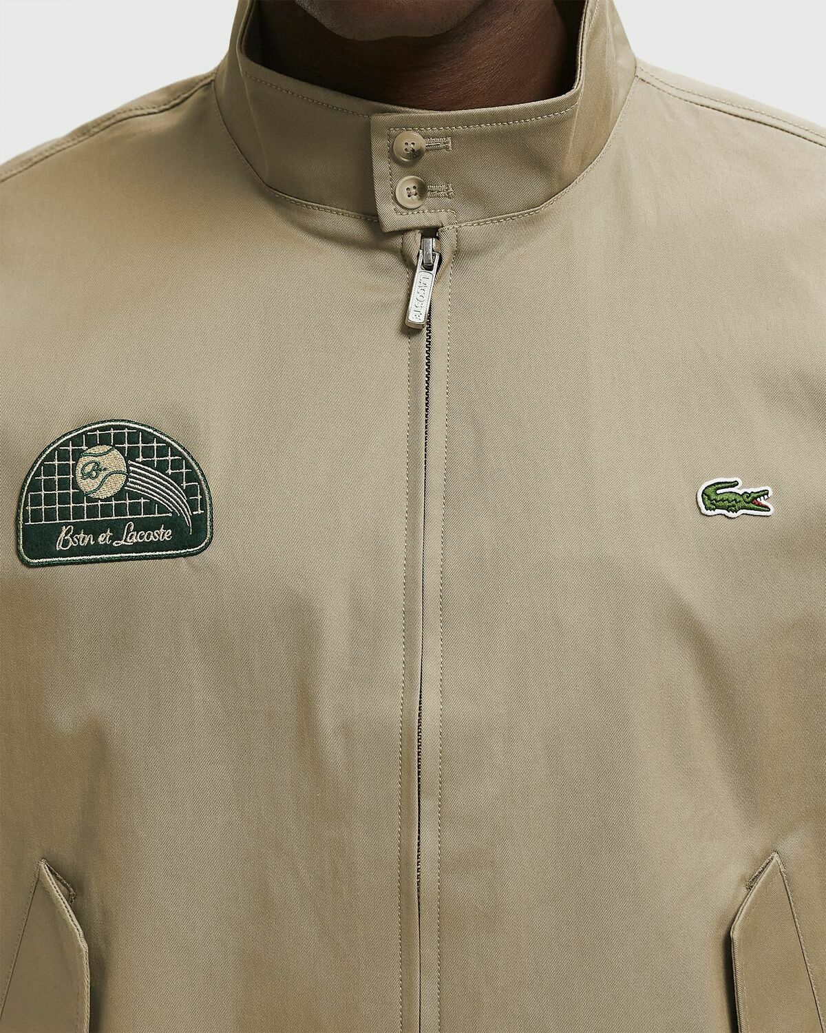 Lacoste X BSTN BLOUSON '10th Anniversary‘ Brown Mens Bomber Jacket