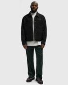 Needles Penny Jean Jacket - Synthetic Suede Black Mens Overshirt