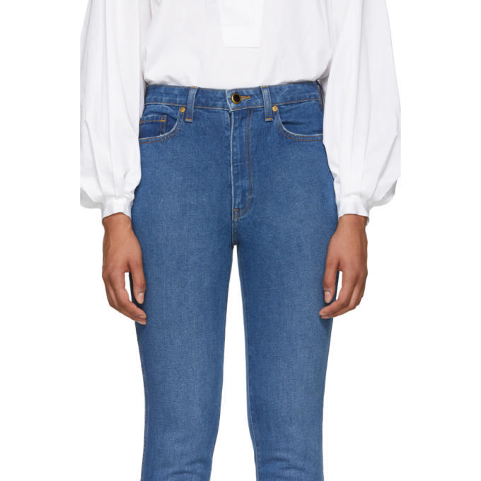 Khaite Blue Vanessa Jeans Khaite