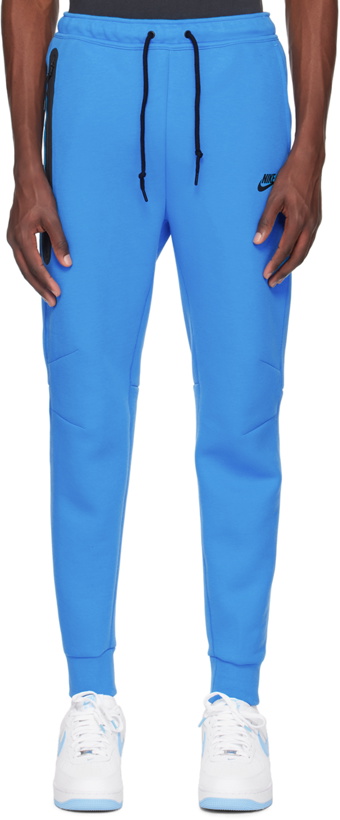 Photo: Nike Blue Printed Sweatpants