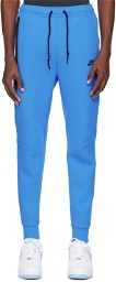 Nike Blue Printed Sweatpants