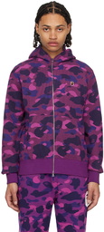 BAPE Purple Color Camo Hoodie