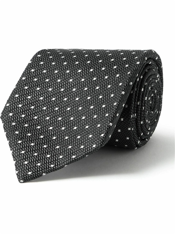 Photo: TOM FORD - 8cm Polka-Dot Silk-Jacquard Tie