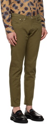 PS by Paul Smith Khaki Tapered-Fit Jeans