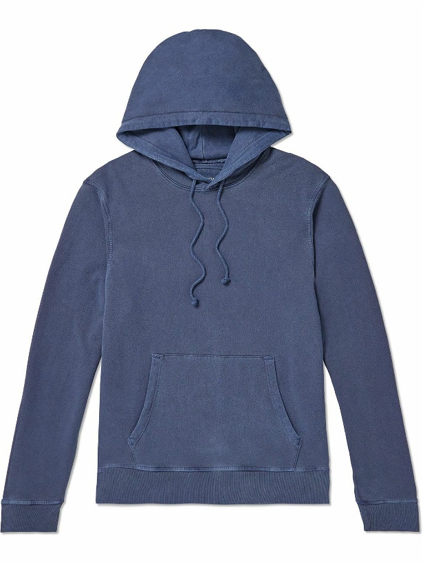 Photo: Outerknown - California Cotton-Jersey Hoodie - Blue