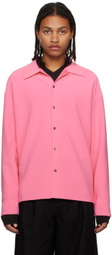 Birrot Pink Point Collar Shirt