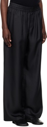 LISA YANG Black Wide-Leg Lounge Pants