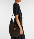 DeMellier Siena Medium suede shoulder bag