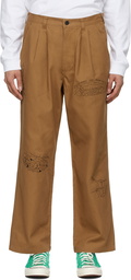 Brain Dead Khaki Whips & Chains Trousers