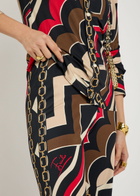 Pucci Istrice Printed Satin Trousers Red