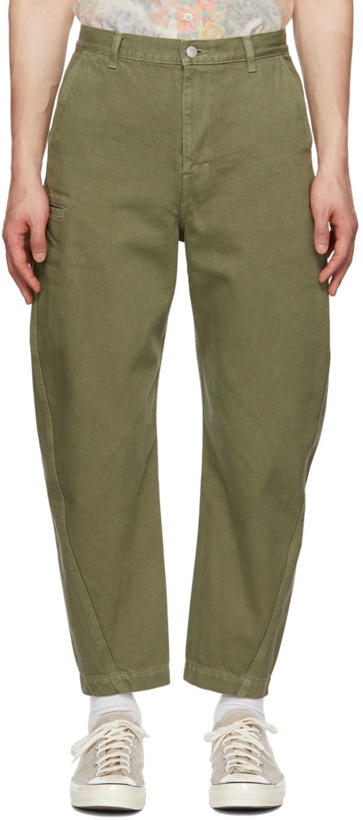 Photo: John Elliott Khaki Sendai Trousers