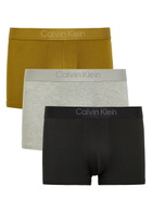 Calvin Klein Ultra Soft Stretch-modal Trunks set of Three Black