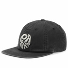 By Parra Men's 1976 Logo 6 Panel Cap in Black 