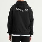 Casablanca Men's Loopback Casa Chrome Full Zip Hoodie in Black