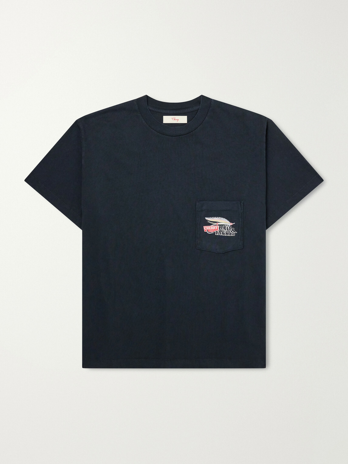 Cherry Los Angeles - Logo-Printed Cotton-Jersey T-Shirt - Blue