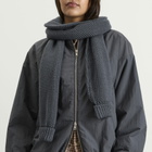 YMC Women's Sleeve Scarf in Charcoal