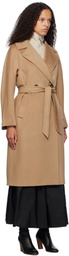 Weekend Max Mara Tan Resina Coat
