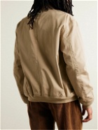 Polo Ralph Lauren - Logo-Embroidered Cotton-Twill Bomber Jacket - Brown