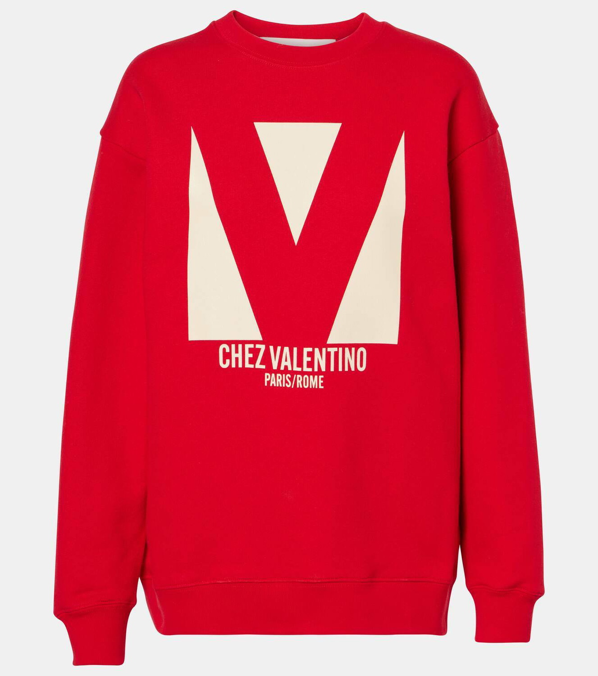 Valentino Blue Cotton Sweatshirt
